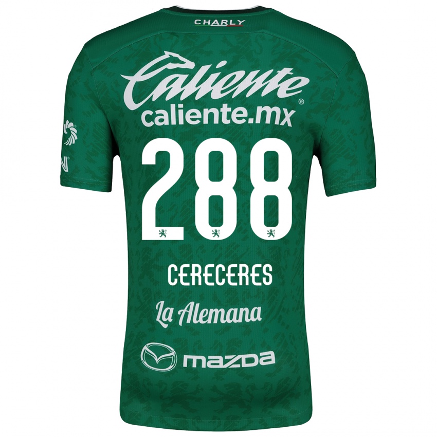 Bambino Maglia Thomas Cereceres #288 Verde Bianco Kit Gara Home 2024/25 Maglietta