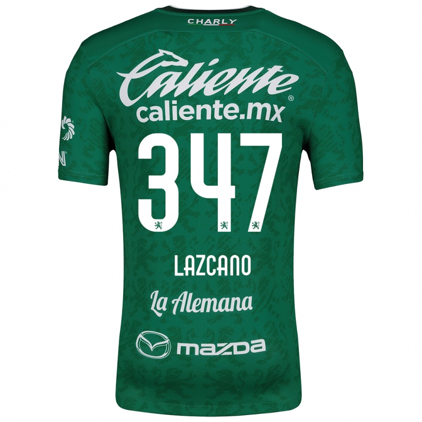 Bambino Maglia Evan Lazcano #347 Verde Bianco Kit Gara Home 2024/25 Maglietta