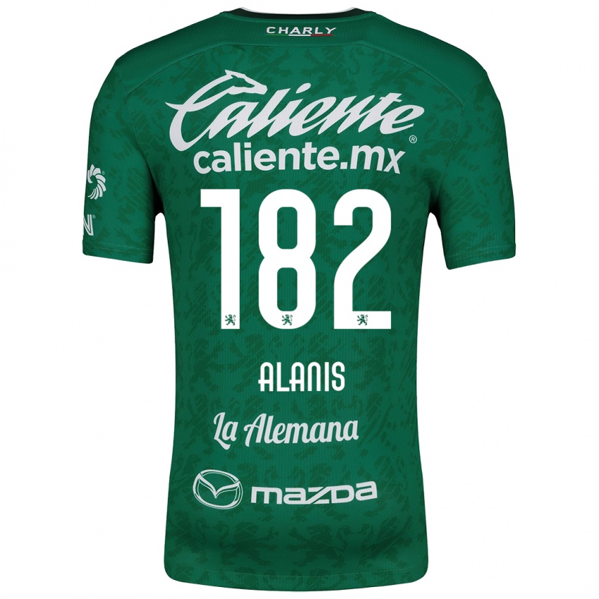 Bambino Maglia Alejandro Alanís #182 Verde Bianco Kit Gara Home 2024/25 Maglietta