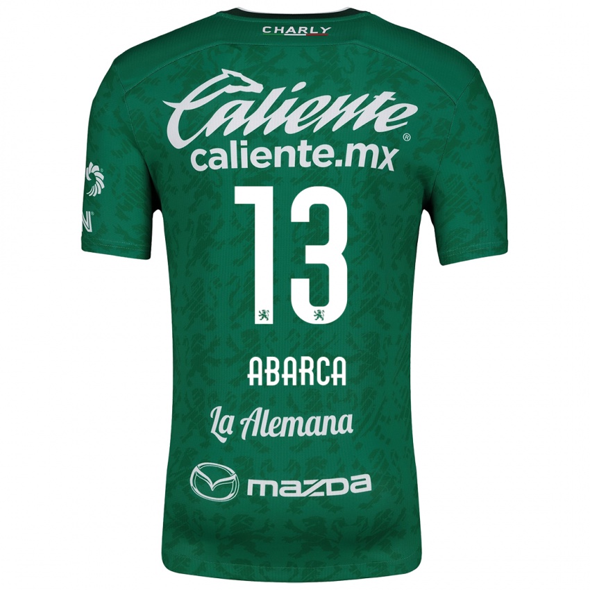 Bambino Maglia Vidalia Abarca #13 Verde Bianco Kit Gara Home 2024/25 Maglietta