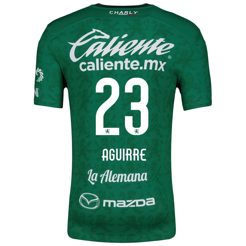 Bambino Maglia Zoe Aguirre #23 Verde Bianco Kit Gara Home 2024/25 Maglietta