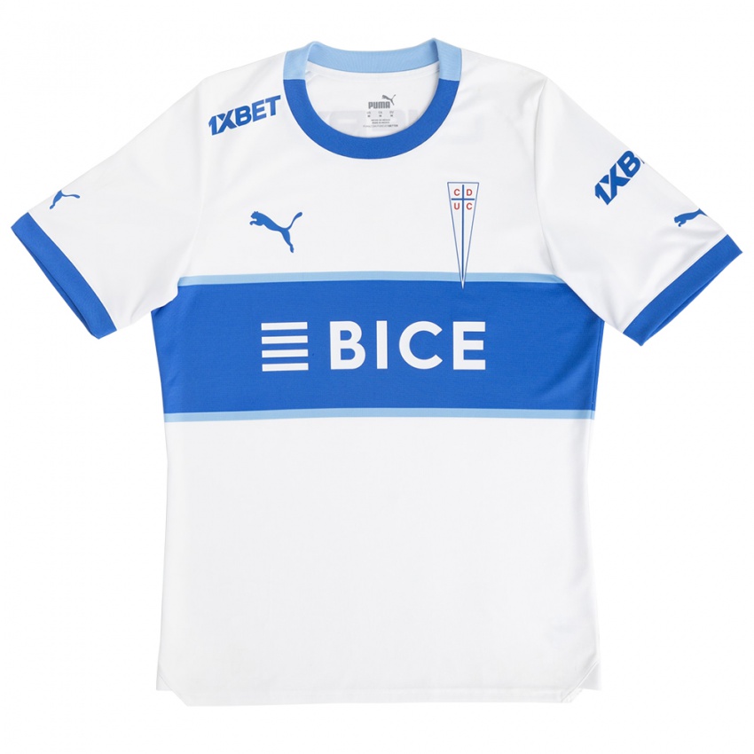 Bambino Maglia Gonzalo Tapia #20 Bianco Blu Kit Gara Home 2024/25 Maglietta