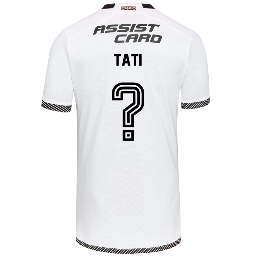 Bambino Maglia David Tati #0 Bianco Nero Kit Gara Home 2024/25 Maglietta