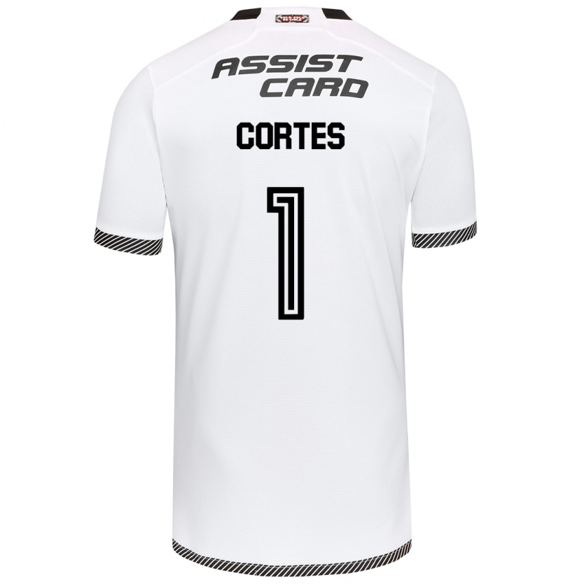 Bambino Maglia Brayan Cortés #1 Bianco Nero Kit Gara Home 2024/25 Maglietta