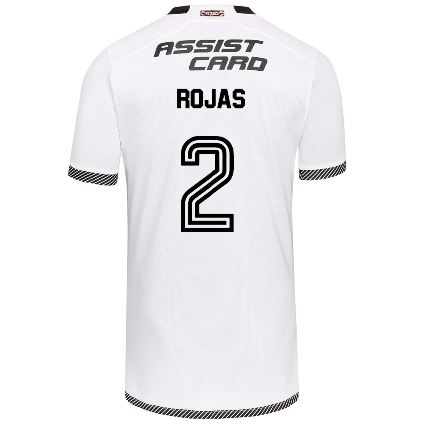 Bambino Maglia Jeyson Rojas #2 Bianco Nero Kit Gara Home 2024/25 Maglietta