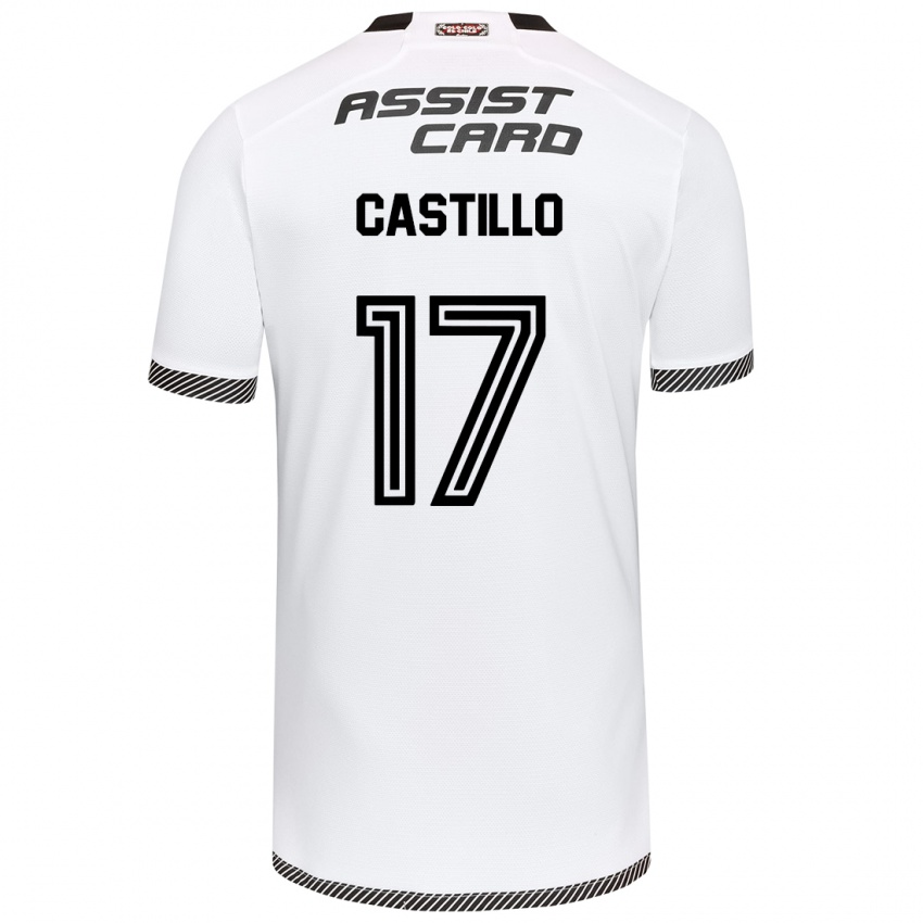 Bambino Maglia Fabián Castillo #17 Bianco Nero Kit Gara Home 2024/25 Maglietta