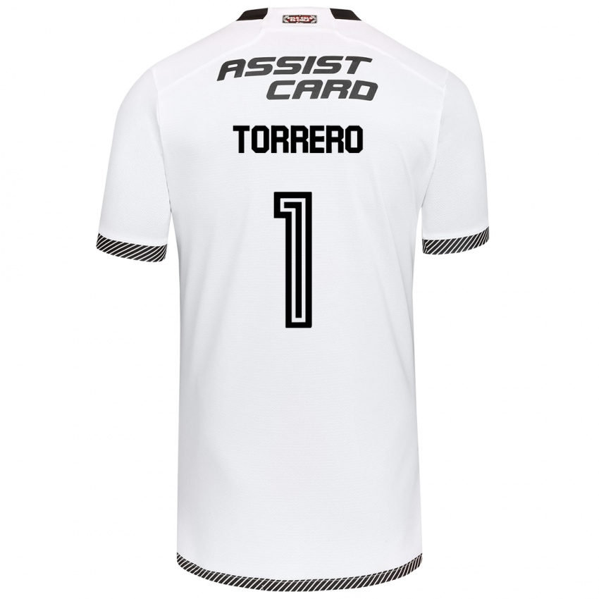 Bambino Maglia Ryann Torrero #1 Bianco Nero Kit Gara Home 2024/25 Maglietta