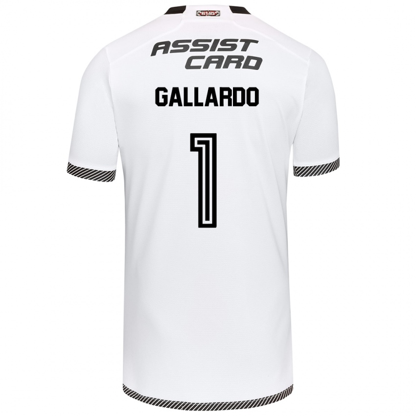 Bambino Maglia Alexia Gallardo #1 Bianco Nero Kit Gara Home 2024/25 Maglietta