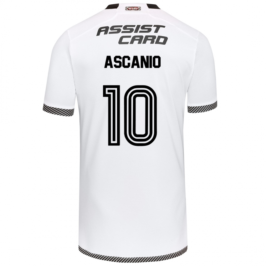 Bambino Maglia Yusmery Ascanio #10 Bianco Nero Kit Gara Home 2024/25 Maglietta