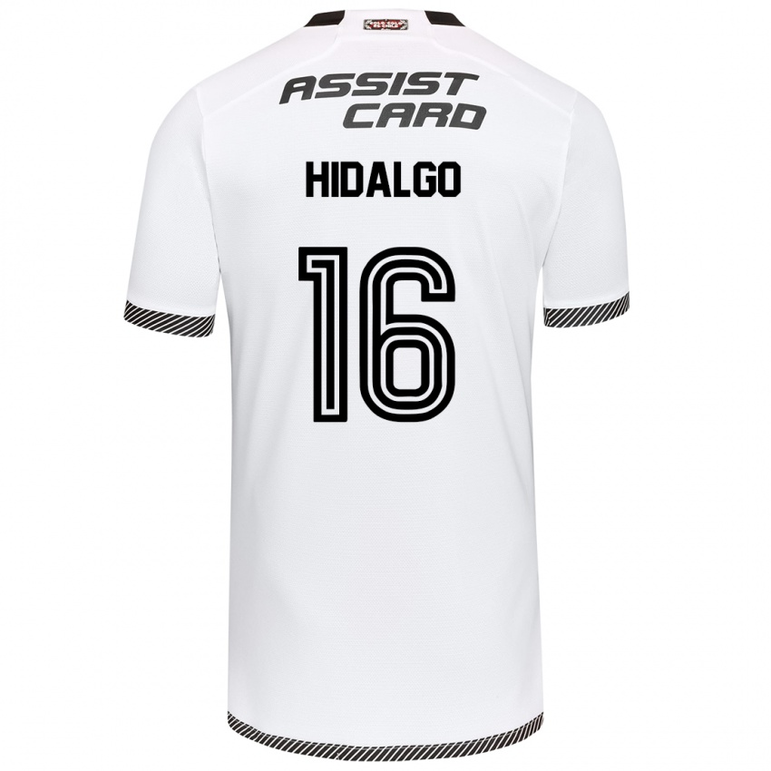 Bambino Maglia Fernanda Hidalgo #16 Bianco Nero Kit Gara Home 2024/25 Maglietta