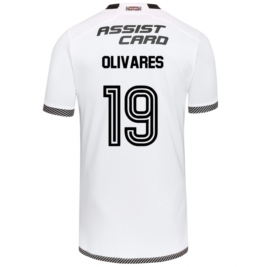 Bambino Maglia Michelle Olivares #19 Bianco Nero Kit Gara Home 2024/25 Maglietta