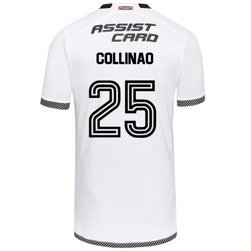 Bambino Maglia Margarita Collinao #25 Bianco Nero Kit Gara Home 2024/25 Maglietta