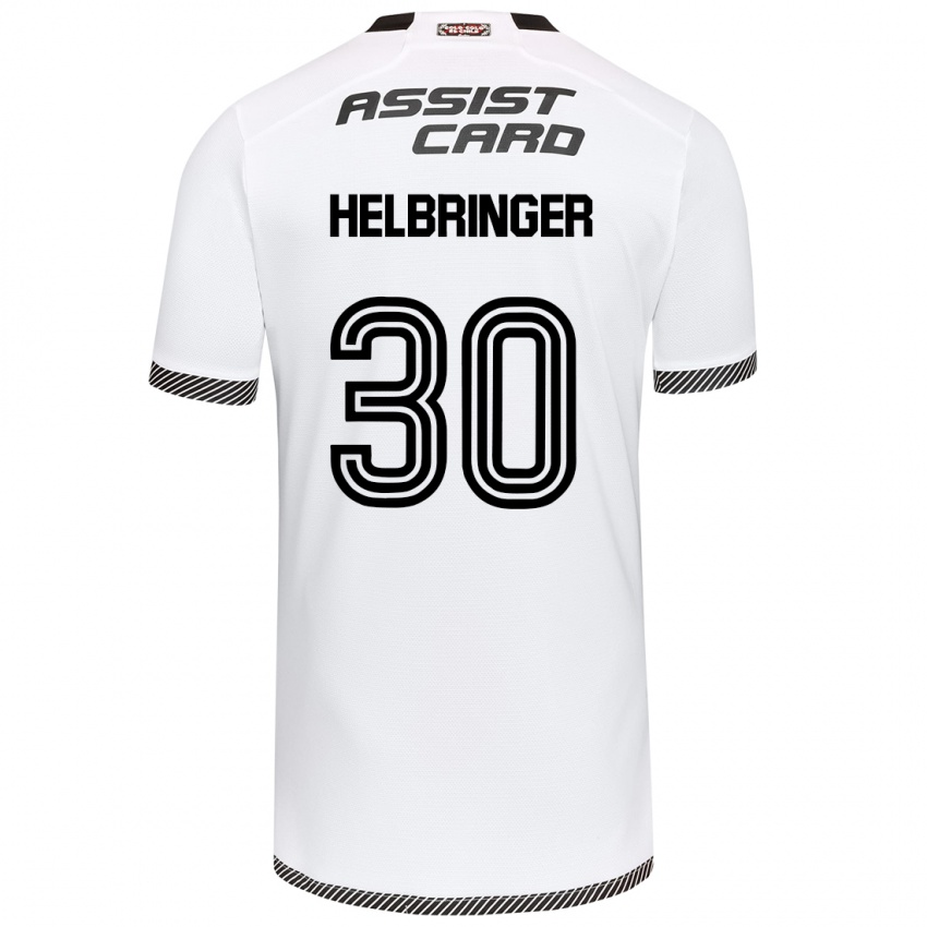 Bambino Maglia Aixa Helbringer #30 Bianco Nero Kit Gara Home 2024/25 Maglietta