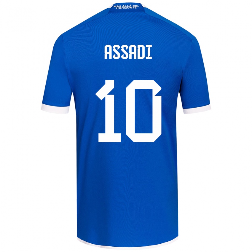 Bambino Maglia Lucas Assadi #10 Blu Bianco Kit Gara Home 2024/25 Maglietta