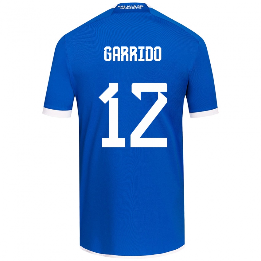 Bambino Maglia Pedro Garrido #12 Blu Bianco Kit Gara Home 2024/25 Maglietta