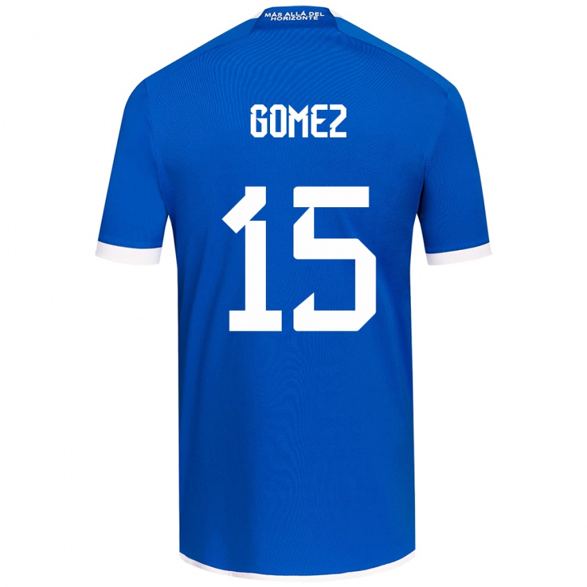 Bambino Maglia Juan Pablo Gómez #15 Blu Bianco Kit Gara Home 2024/25 Maglietta