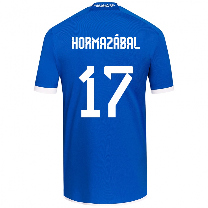 Bambino Maglia Fabián Hormazábal #17 Blu Bianco Kit Gara Home 2024/25 Maglietta