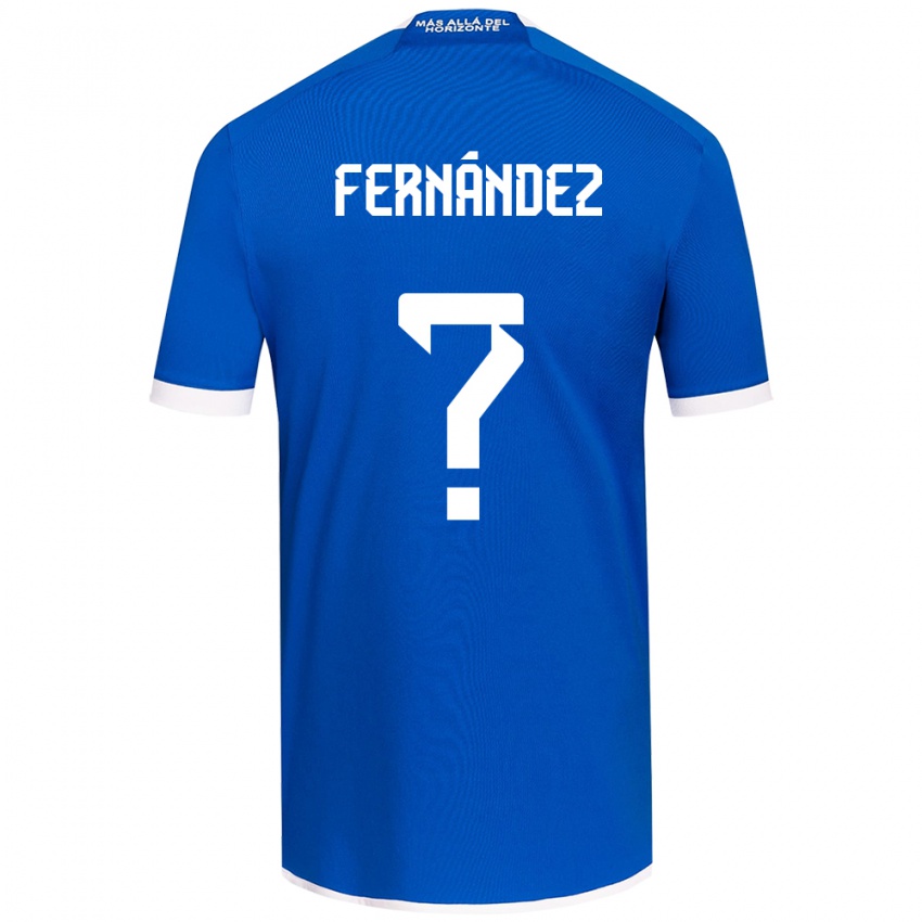 Bambino Maglia Joaquín Fernández #0 Blu Bianco Kit Gara Home 2024/25 Maglietta