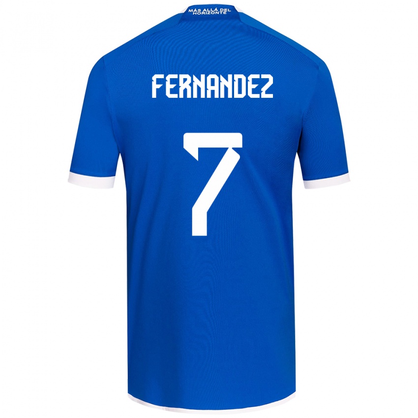 Bambino Maglia Rebeca Fernández #7 Blu Bianco Kit Gara Home 2024/25 Maglietta