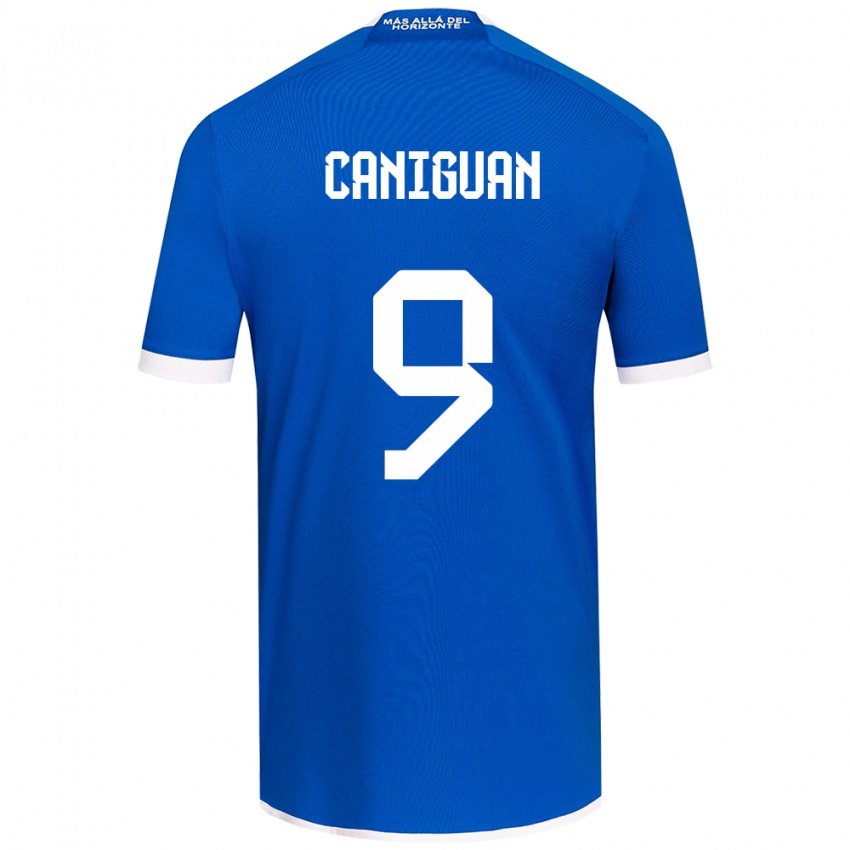 Bambino Maglia Franchesca Caniguán #9 Blu Bianco Kit Gara Home 2024/25 Maglietta