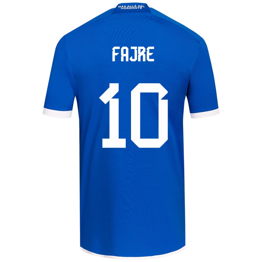 Bambino Maglia Nicole Fajre #10 Blu Bianco Kit Gara Home 2024/25 Maglietta