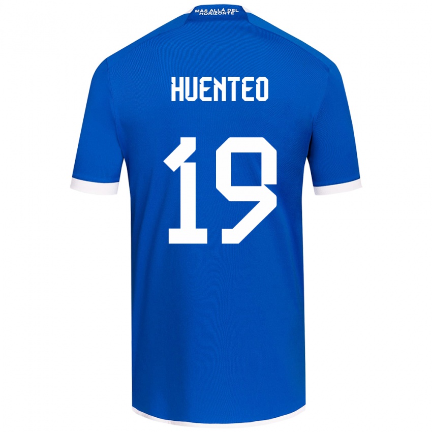 Bambino Maglia Yessenia Huenteo #19 Blu Bianco Kit Gara Home 2024/25 Maglietta