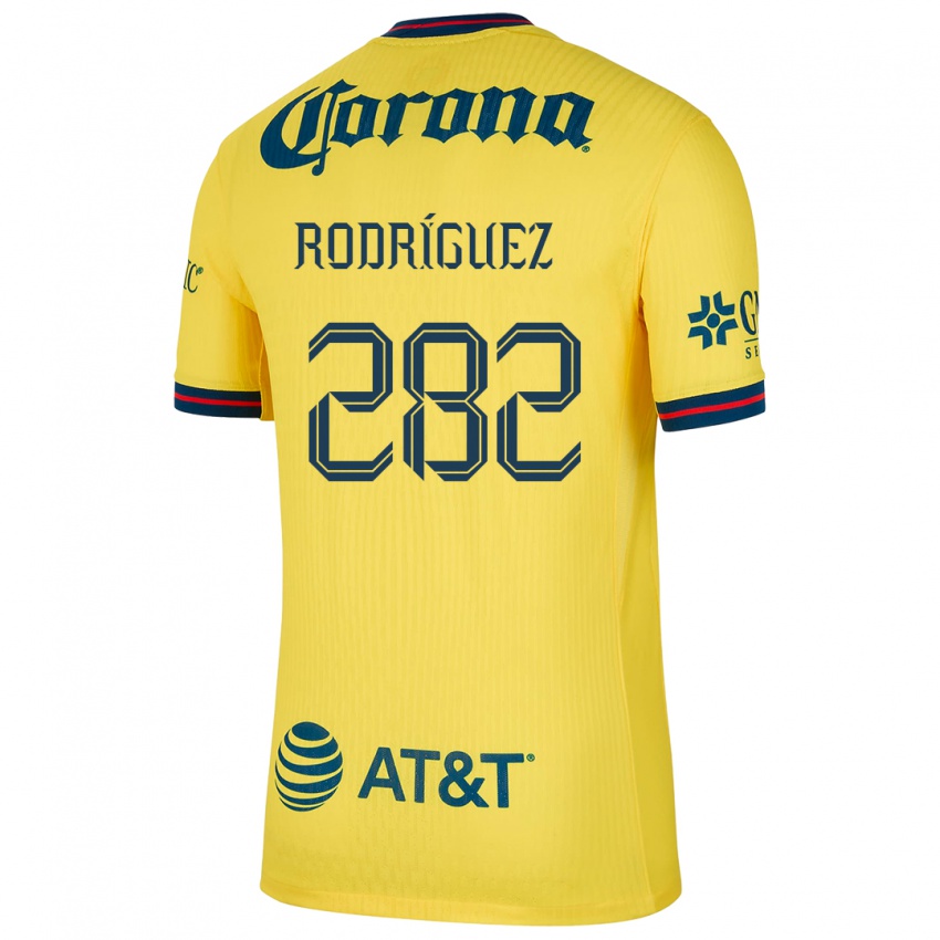 Bambino Maglia Francisco Rodríguez #282 Giallo Blu Kit Gara Home 2024/25 Maglietta