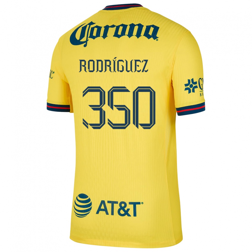 Bambino Maglia Ángel Rodríguez #350 Giallo Blu Kit Gara Home 2024/25 Maglietta