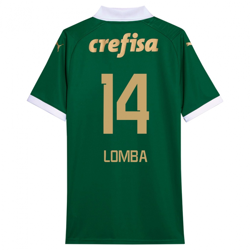 Bambino Maglia Marcelo Lomba #14 Verde Bianco Kit Gara Home 2024/25 Maglietta