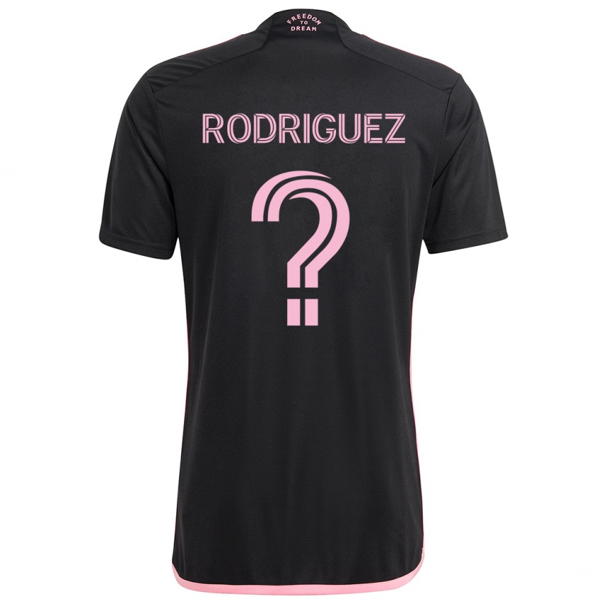 Bambino Maglia Emerson Rodríguez #0 Nero Kit Gara Away 2024/25 Maglietta