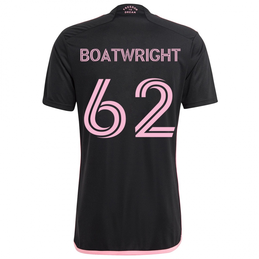 Bambino Maglia Israel Boatwright #62 Nero Kit Gara Away 2024/25 Maglietta