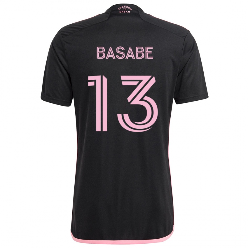 Bambino Maglia Samuel Basabe #13 Nero Kit Gara Away 2024/25 Maglietta