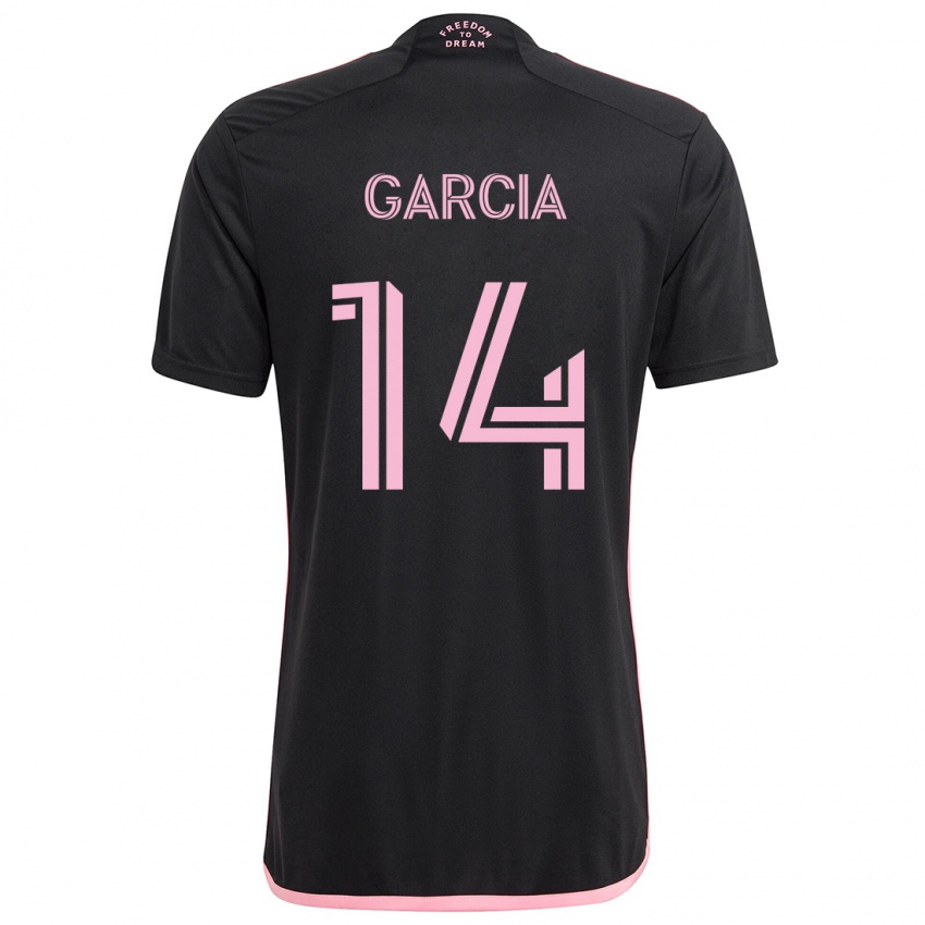 Bambino Maglia Santiago Garcia #14 Nero Kit Gara Away 2024/25 Maglietta