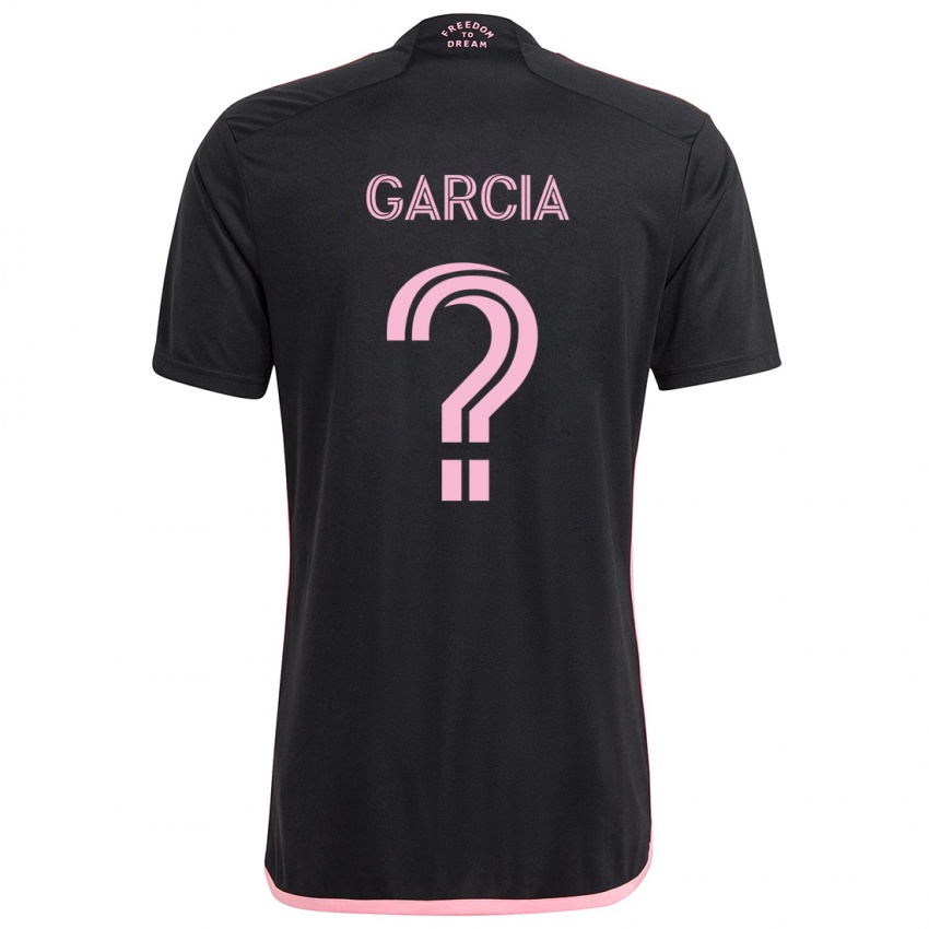 Bambino Maglia Lesther Garcia #0 Nero Kit Gara Away 2024/25 Maglietta