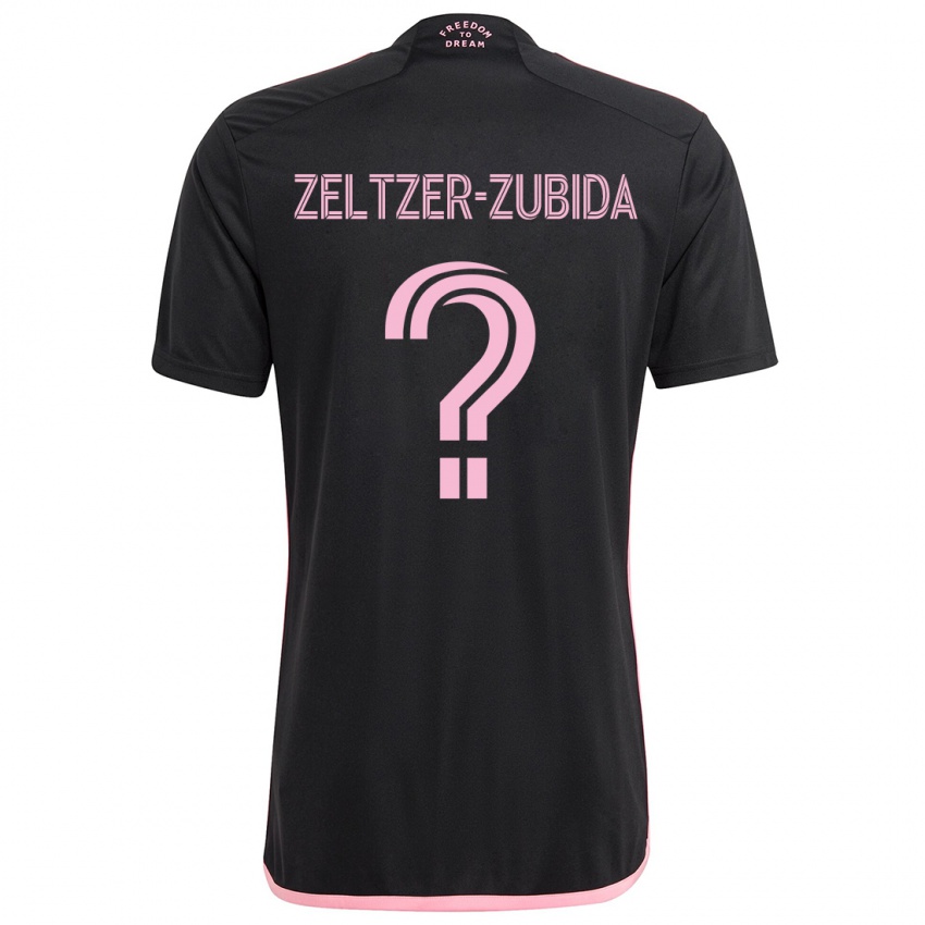 Bambino Maglia Idoh Zeltzer-Zubida #0 Nero Kit Gara Away 2024/25 Maglietta