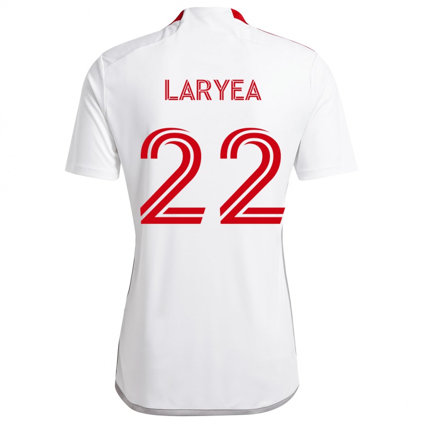 Bambino Maglia Richie Laryea #22 Bianco Rosso Kit Gara Away 2024/25 Maglietta