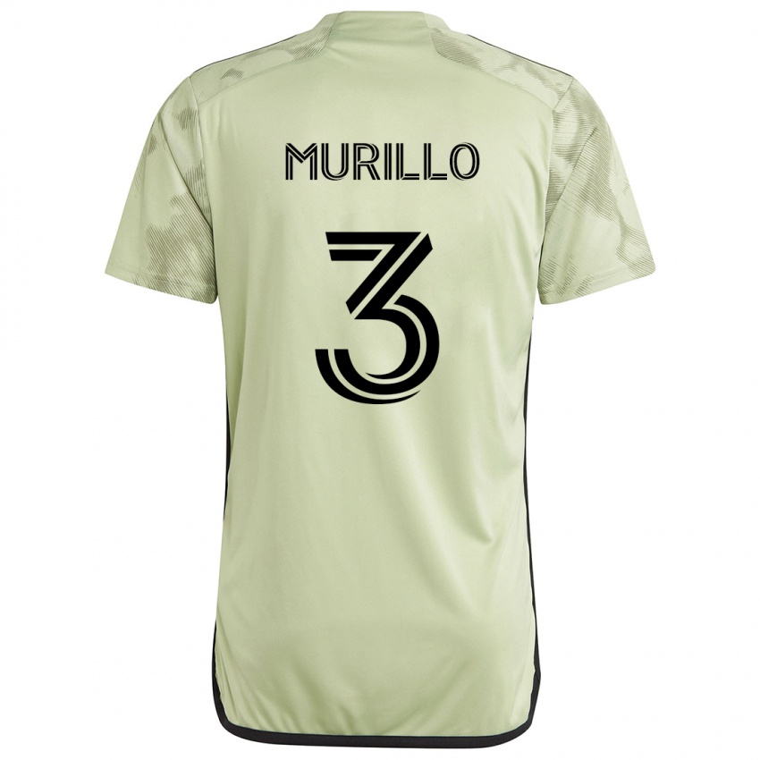 Bambino Maglia Jesús Murillo #3 Verde Chiaro Kit Gara Away 2024/25 Maglietta