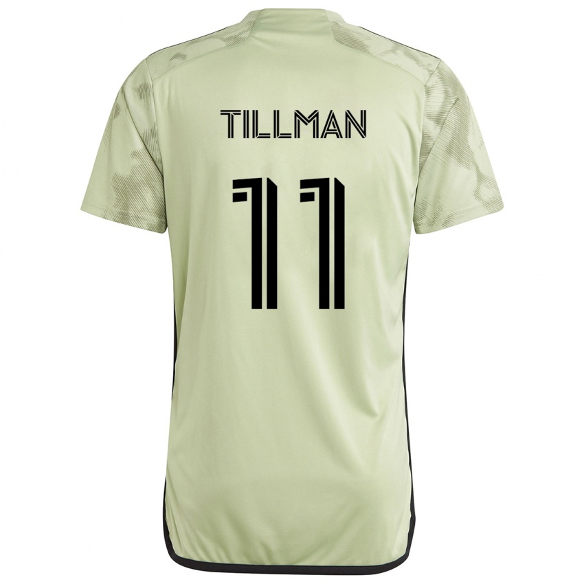 Bambino Maglia Timothy Tillman #11 Verde Chiaro Kit Gara Away 2024/25 Maglietta