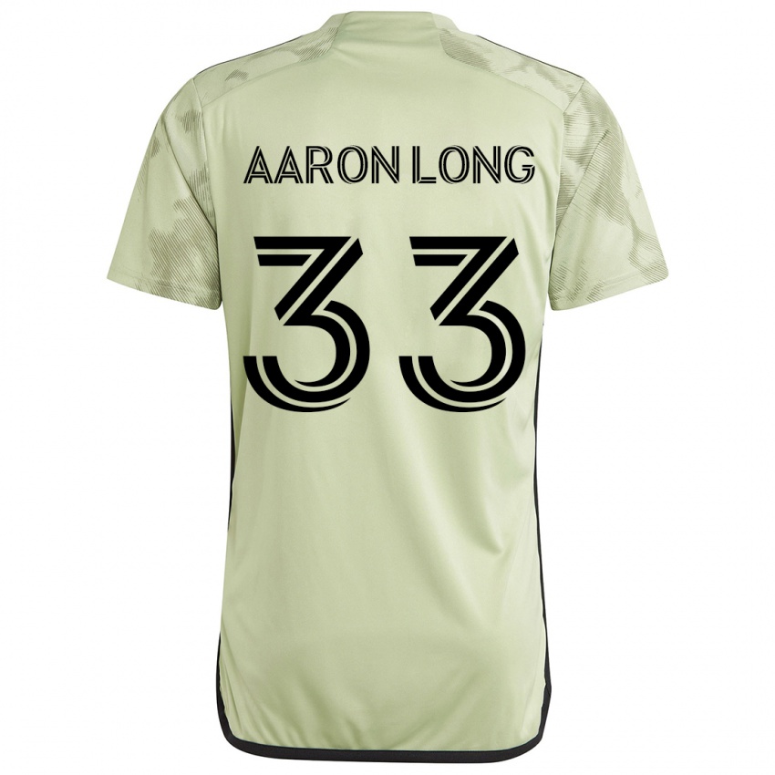 Bambino Maglia Aaron Long #33 Verde Chiaro Kit Gara Away 2024/25 Maglietta