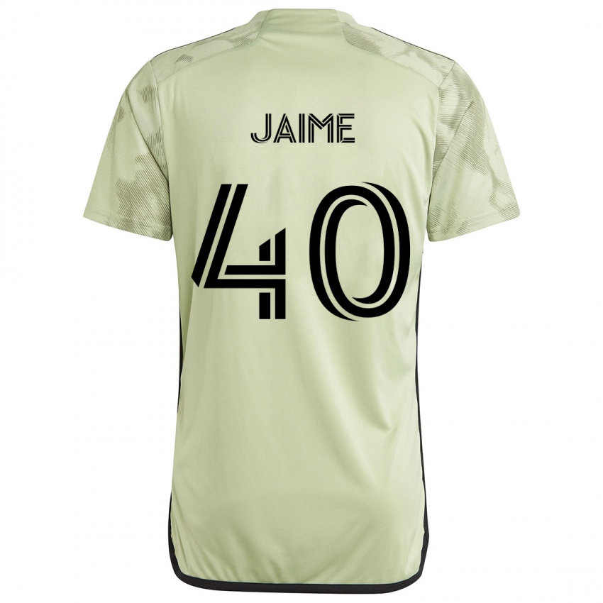 Bambino Maglia Christopher Jaime #40 Verde Chiaro Kit Gara Away 2024/25 Maglietta