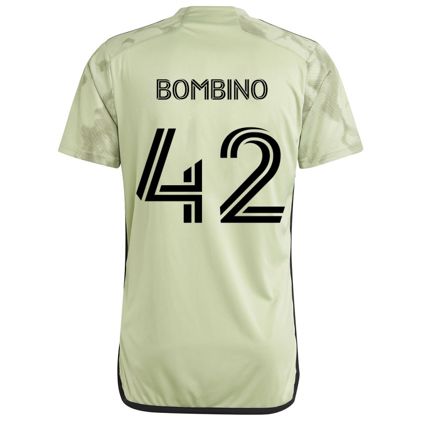 Bambino Maglia Luca Bombino #42 Verde Chiaro Kit Gara Away 2024/25 Maglietta