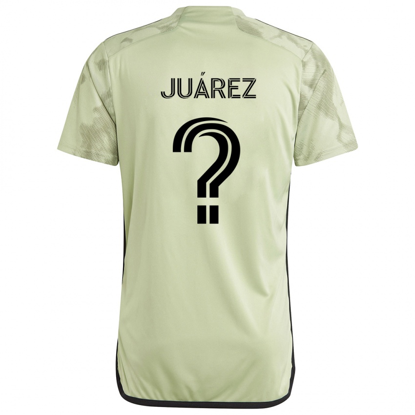 Bambino Maglia Anthony Juárez #0 Verde Chiaro Kit Gara Away 2024/25 Maglietta