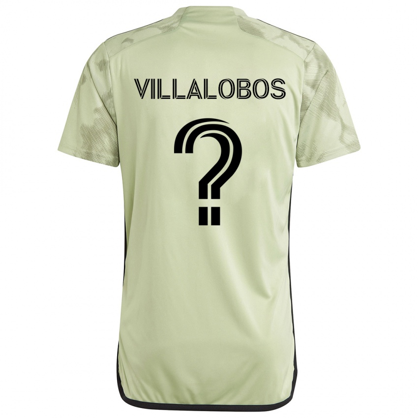 Bambino Maglia Kristian Villalobos #0 Verde Chiaro Kit Gara Away 2024/25 Maglietta