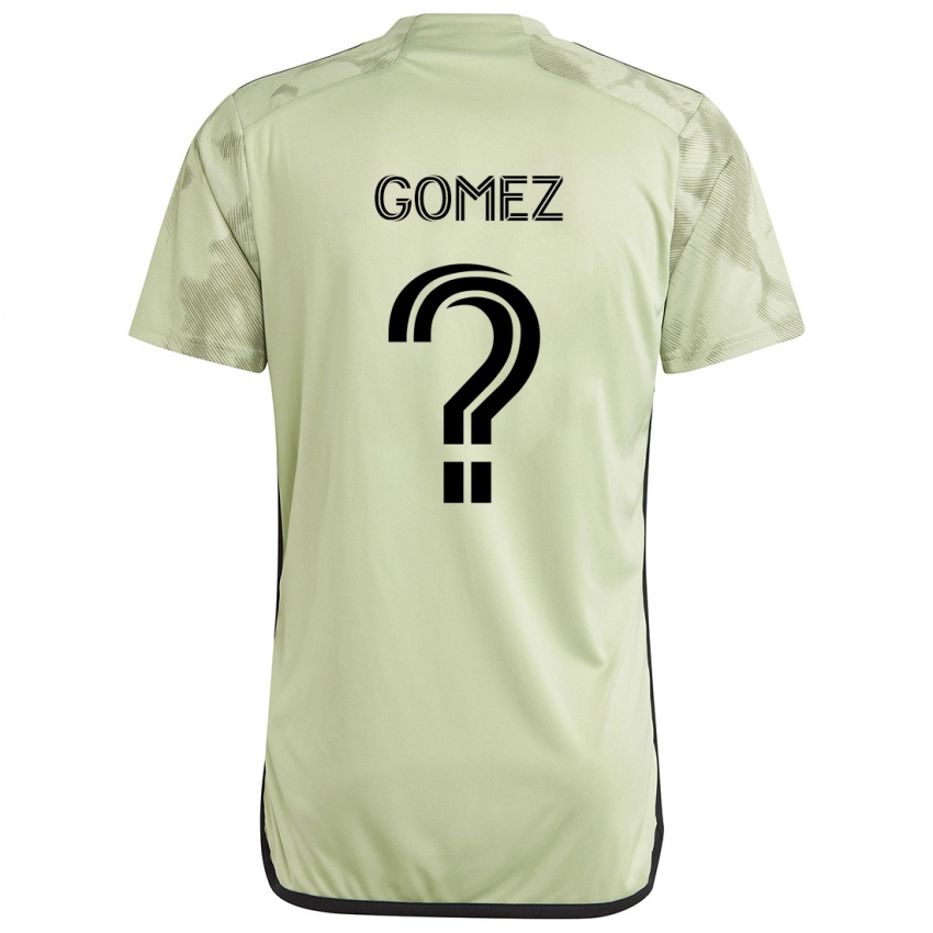 Bambino Maglia Azyk Gomez #0 Verde Chiaro Kit Gara Away 2024/25 Maglietta