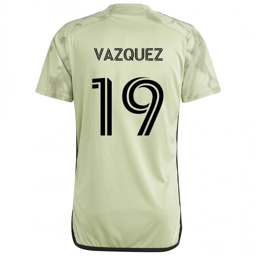 Bambino Maglia Favian Vazquez #19 Verde Chiaro Kit Gara Away 2024/25 Maglietta