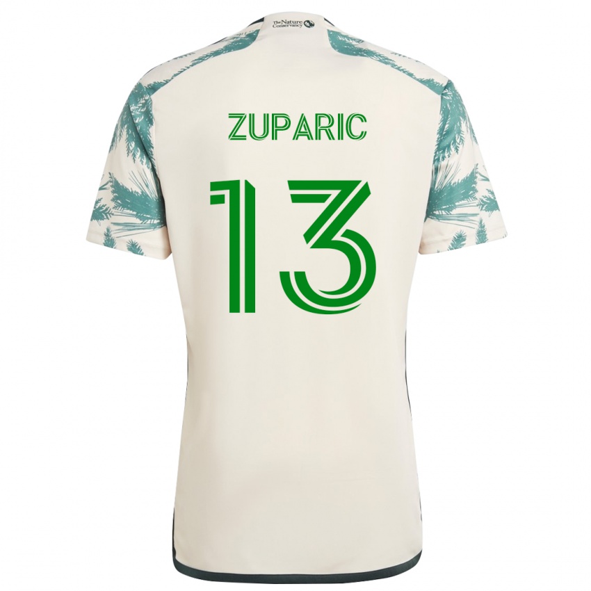 Bambino Maglia Dario Zuparic #13 Marrone Beige Kit Gara Away 2024/25 Maglietta