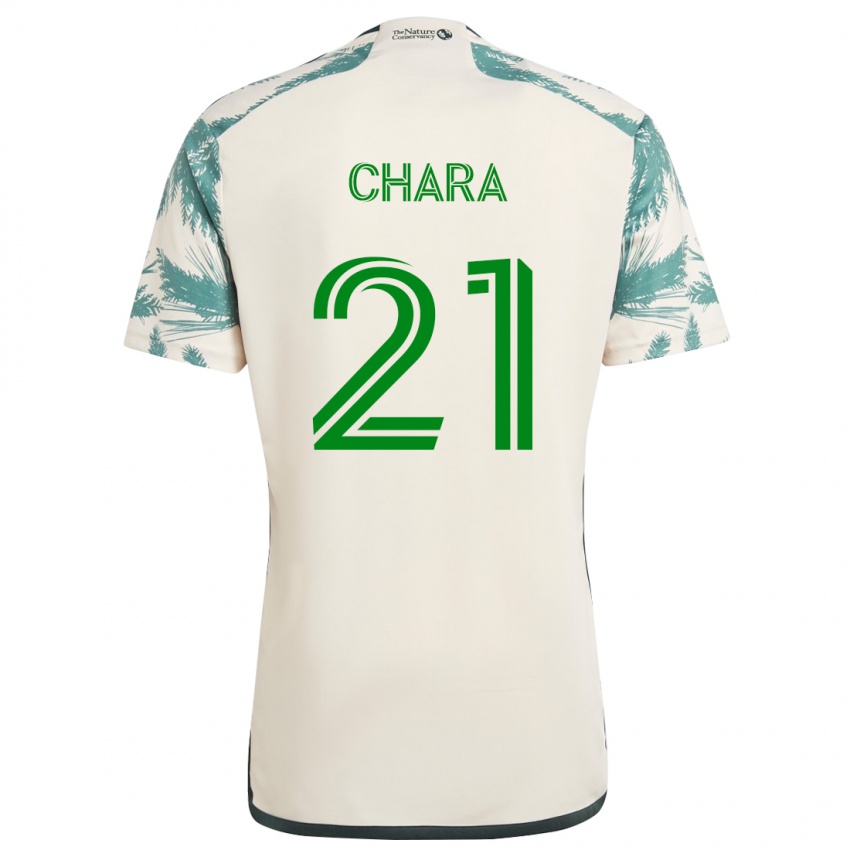 Bambino Maglia Diego Chará #21 Marrone Beige Kit Gara Away 2024/25 Maglietta