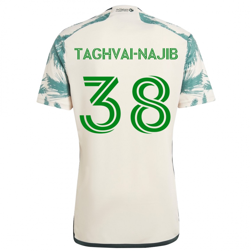 Bambino Maglia Braxton Taghvai-Najib #38 Marrone Beige Kit Gara Away 2024/25 Maglietta