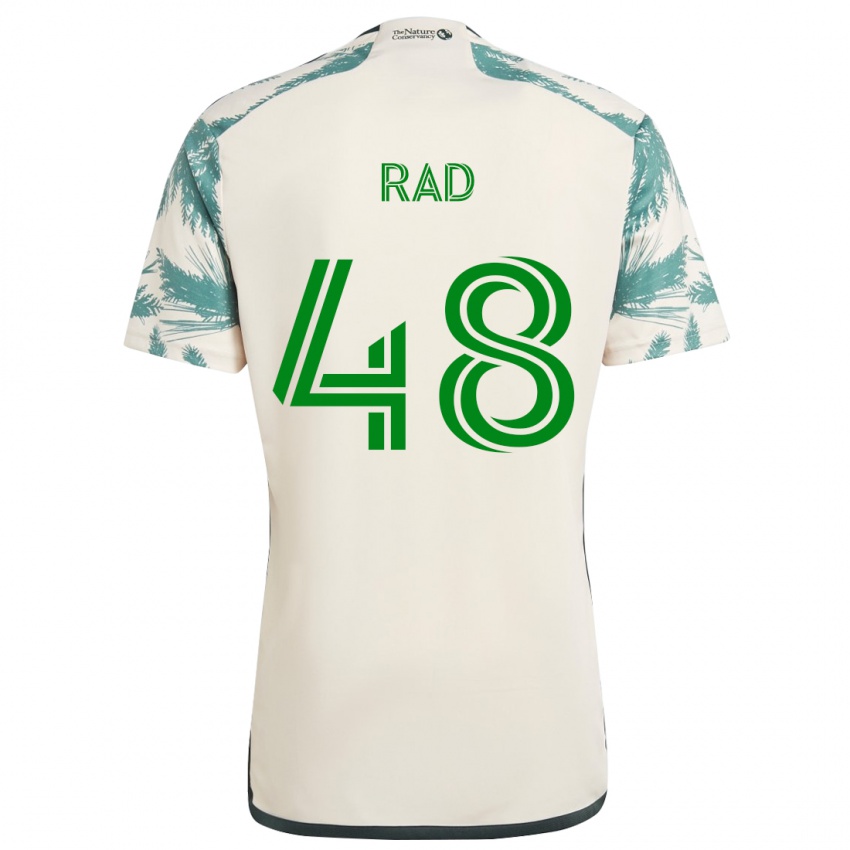 Bambino Maglia Kaveh Rad #48 Marrone Beige Kit Gara Away 2024/25 Maglietta