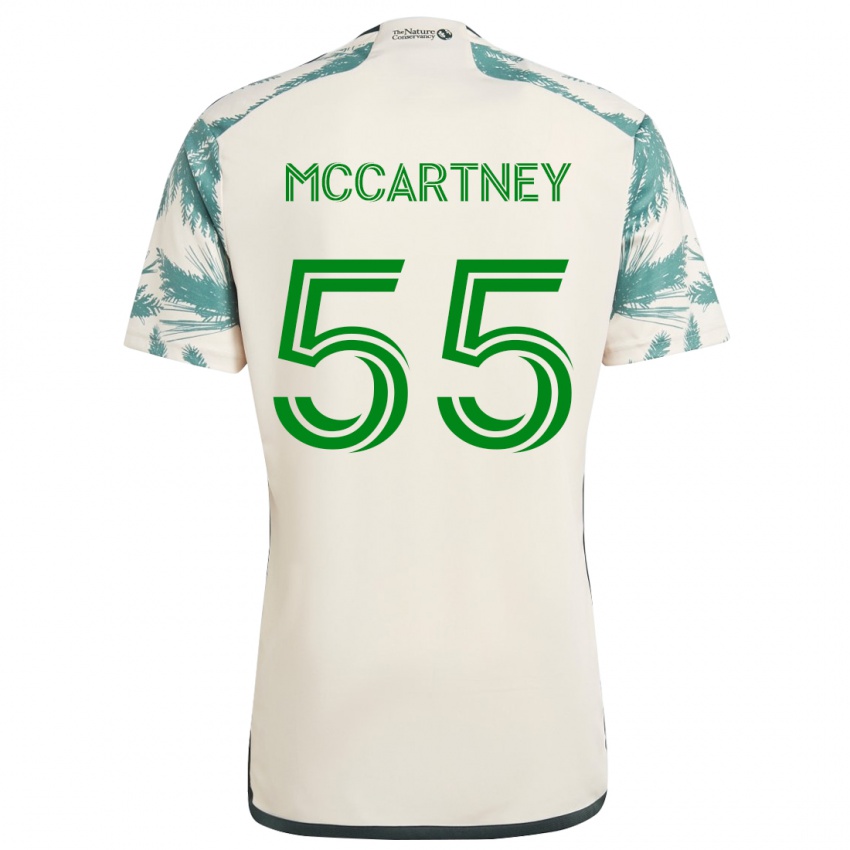 Bambino Maglia Dawson Mccartney #55 Marrone Beige Kit Gara Away 2024/25 Maglietta